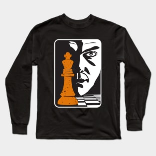 Chess Chessmen King Player Chess Lover Gift Long Sleeve T-Shirt